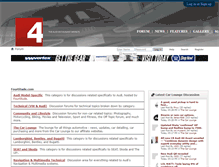 Tablet Screenshot of forums.fourtitude.com